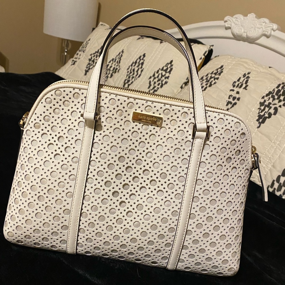 White Kate Spade Purse